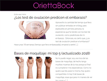 Tablet Screenshot of oriettabock.com